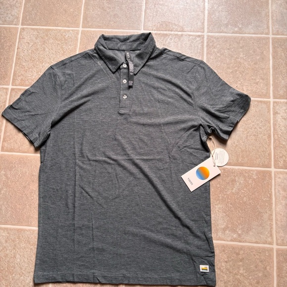 Men's Gray Polo Shirt - Picture 6 of 8